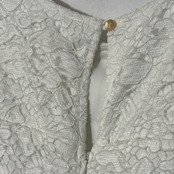 Altar'd State Cottagecore White Lace Sleeveless Fit & Flare Dress Sz M‎ Bridal - Picture 10 of 16